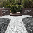 AA workshop, stone processing, tombstones