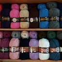 Woolen yarn produced in Latvia