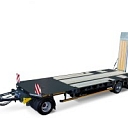 Kogel low floor trailer with swivel axle