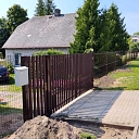 Установка забора