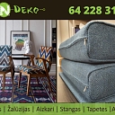 Furniture upholstery.