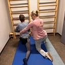 Modern massage techniques, which helps improve muscle tone and relieve tension.