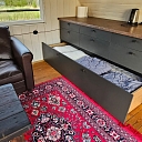 A corner of peace and relaxation on the farm territory