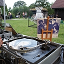 Vinyl sounds outdoors