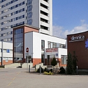 Hospital building in Riga – a medical institution for patient service