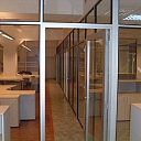Glass partitions