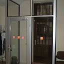 Glass partitions