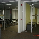 Glass partitions