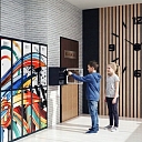 Metal cabinet storage