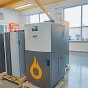 Pellet heating boilers