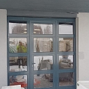 Lift gates with panoramic section