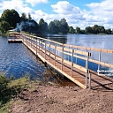 Production of pontoons and floating bridges