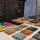 Carpet shade samples