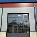 Panoramic sectional overhead gates