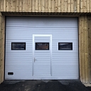 Rolling gates with windows