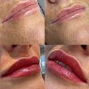 Permanent makeup for lips
