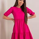 Fuchsia casual dress.