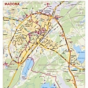 Cycling routes Madona