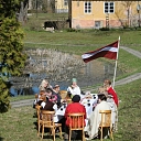 White tablecloth festival in Kalsnava