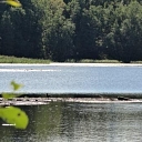 Lake Ilziņa with a floating island, Vestiena