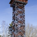 Kristakrūgas observation tower Madona Mētriena