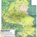 Карта парка Куяс Праулиенас