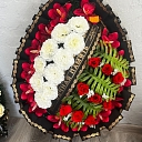 Funeral wreaths in Daugavpils