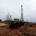 Drilling with Zil 131