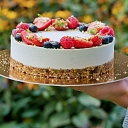 Pistachio avocado cake