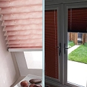 Pleated blinds