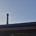 Chimney installation for a private house