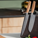 Professional knives with olive wood handles from Zepter