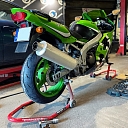 Moto tyre assembly, motorcycle tire assembly.