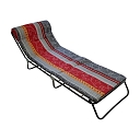 Folding camping bed