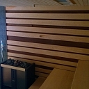 Construction of sauna LATINWEST