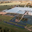 Construction of solar panel system stations