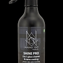 Nano-coated glass cleaner, which ensures longer cleanliness.