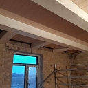 Ceiling reconstruction in a house