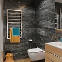 Панель SPC Tile для стены Dark-stone2