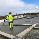 on-site cellular concrete production