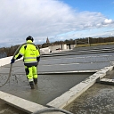on-site cellular concrete production