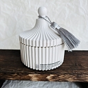 Свечи в гипсовых контейнерах