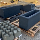 Tinted flower boxes