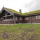Log buildings made of solid pine wood