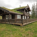 Log buildings made of solid pine wood