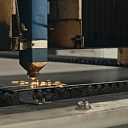 Professional metalworking and laser cutting for various industrial projects.