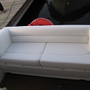 Upholstered furniture for the yacht
