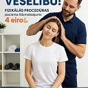 Ārona Zemīša rehabilitācijas centrs piedāvā unikālu iespēju – fizikālās procedūras ar pacienta līdzmaksājumu sākot no 4 eiro!