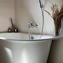 The design of the bathroom has been developed