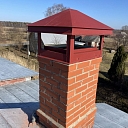 Installing the chimney cap